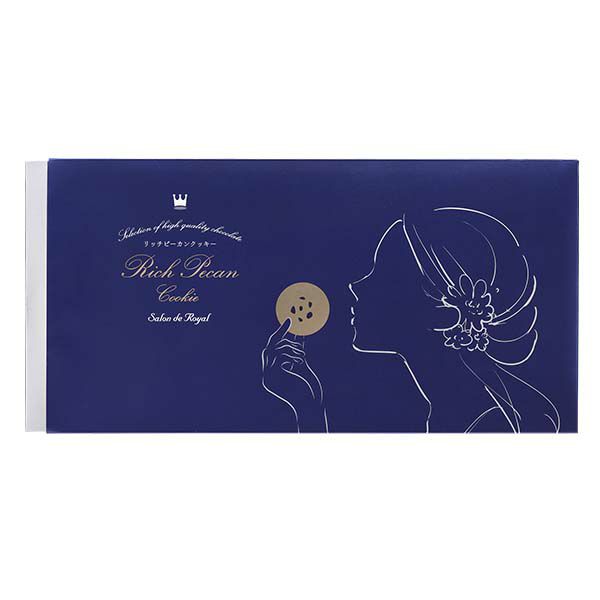 リッチピーカンクッキーチョコ掛け(12枚入り/箱)